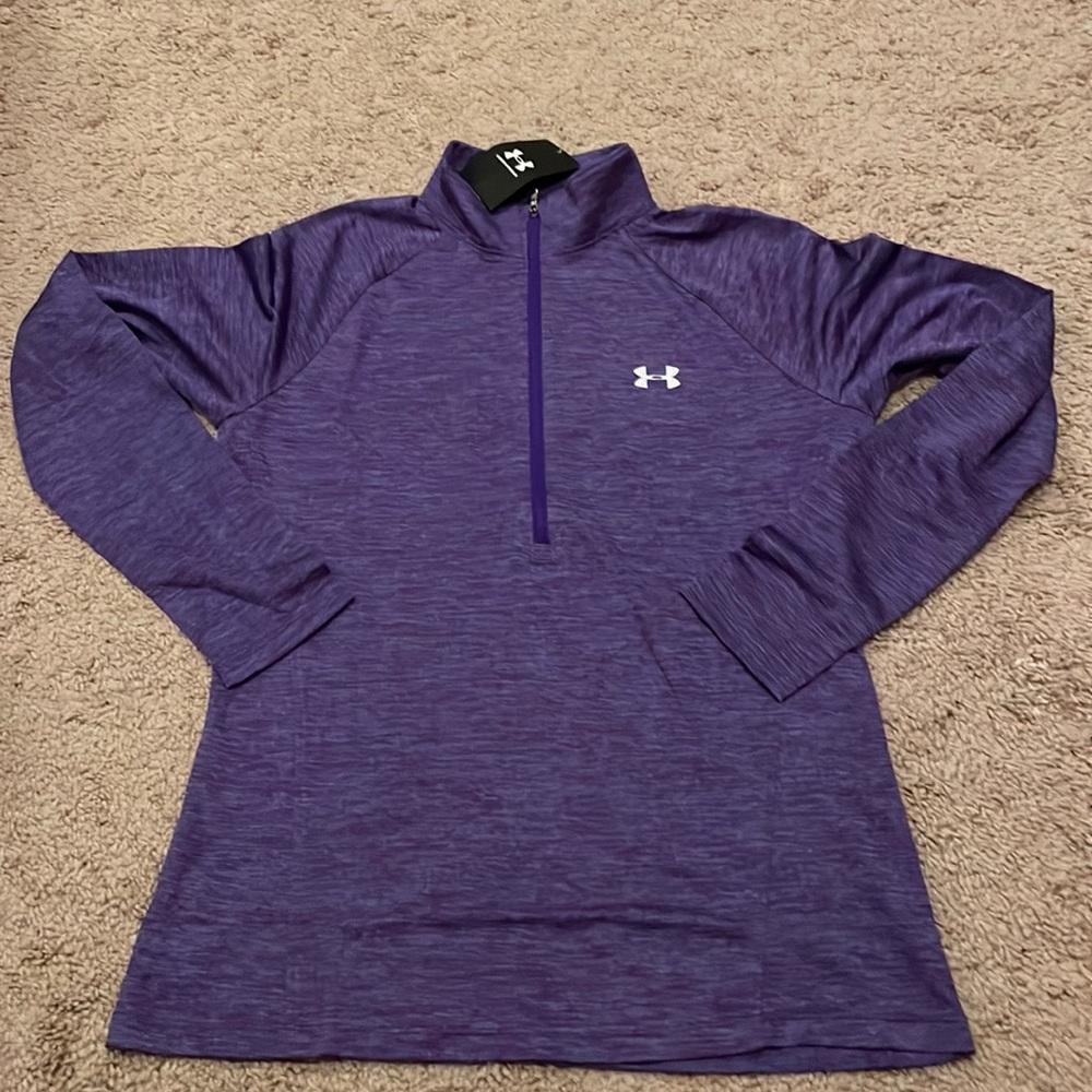 Purple Under Armour pullover